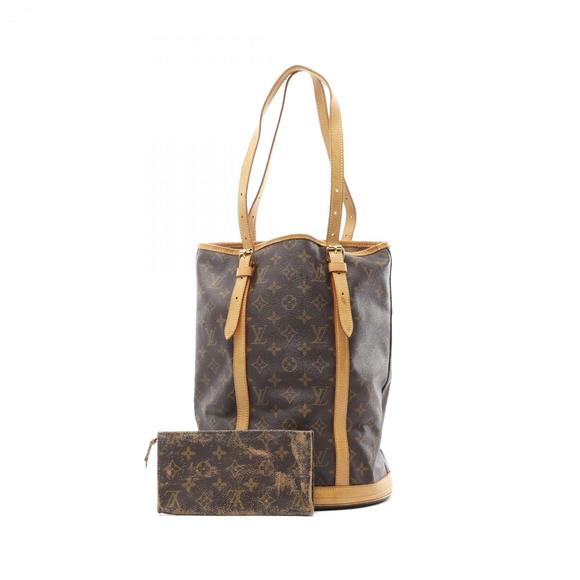 LOUIS VUITTON Brown Monogram Leather Shoulder Bag - Picture 1 of 11